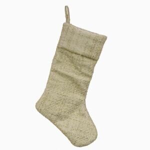 National Tree Company HGTV Stocking, Ivory